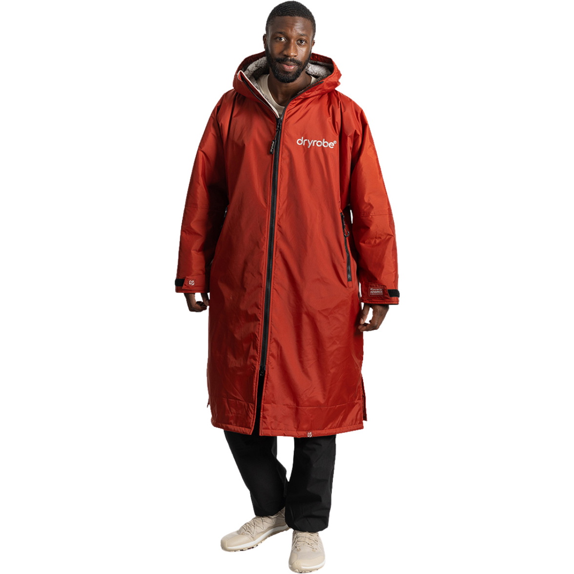 2026 Dryrobe Advance Long Sleeve Changing Robe DALSV3 - Burnt Orange